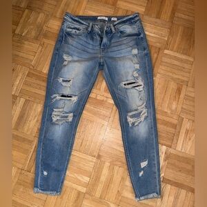 Kancan Distressed mid rise Jeans